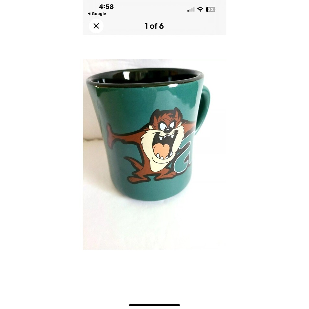 Tasmanian‎ Devil  Coffee Mug Warner Bros Studios 1996